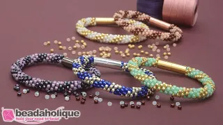 How to Make the Splendid Spiral Kumihimo Bracelet Kits by Beadaholique