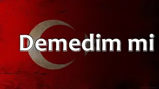 Turkish Folk Song - Demedim mi