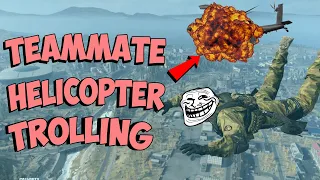 Helicopter Trolling Teammates in Warzone (Modern Warfare Battle Royale)