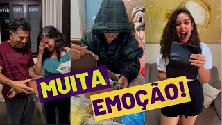 CONTANDO que ESTOU GRÁVIDA para MINHA FAMÍLIA | NINGUÉM ESPERAVA!