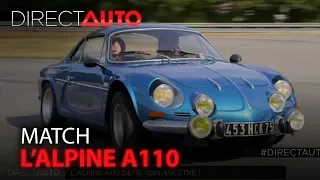 MATCH : L’ALPINE A110 DEFIE SON ANCETRE