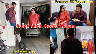 Neetu Ma'am के घर Z+ Security 😱 Ma'am ने बताया आप English में क्यों है कमजोर? Ft. @KD_LIVE