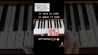 Happy Birthday To You - Easy Piano Tutorial. С Днём рождения - УРОК! На пианино легко!