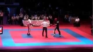 WAKO Kickboxing - EC 2012 - LC -69kg FINALS - Stephenson(IRL) vs. Kozgov(RUS)