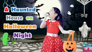 A Haunted House on Halloween Night With Lyrics | Kids Halloween Song | Sing with Bella