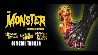 THREE MONSTER TALES OF SCI-FI TERROR (Eureka Classics) New & Exclusive Trailer