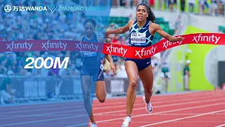 Mujinga Kambundji edges Gabrielle Thomas in thrilling 200m in Eugene -Wanda Diamond League 2021