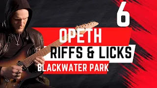 #RIFFSANDLICKS 1 OPETH TOP 6 Guitar Riffs and Licks- Tobias Mertens  (2017)