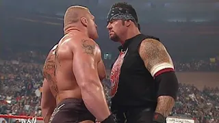 The Undertaker & Triple H confronts Brock Lesnar! 08/26/2002