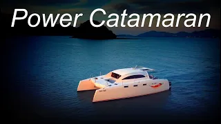 Stealth 36e: Beautiful Energy Efficient Power Catamaran!