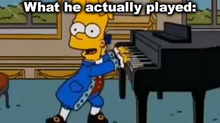 Pianos are Never Animated Correctly... (The Simpsons Bart)