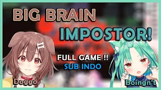 「Sub Indo」Epic WIN ! Among Us map terbaru [ POV Korone & Rushia ]