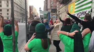 CELTIC - BROADWAY comes to a standstill in New York after Celtic best Rangers