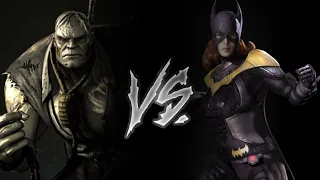 Injustice Gods Among Us - Solomon Grundy Vs. Batgirl (VERY HARD)