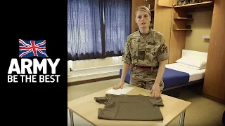How to fold T shirts - Squared Away - Army Jobs