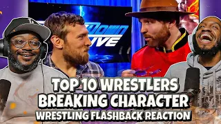 Top 10 Wrestlers Breaking Character Reaction