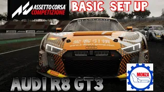 Assetto Corsa Competizione Set-up Audi R8 GT3 Monza