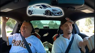 Scaring Girlfriend's Dad In My SUPERCHARGED FRS!