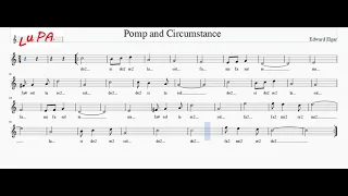 Pomp and Circumstance  - Flauto - Spartito - Note - Karaoke - Canto - Instrumental.