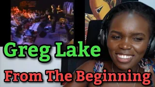 African Girl First Time Hearing Greg Lake - From the Beginning