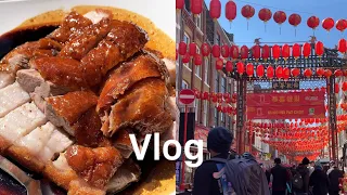 VLOG - shopping at IKEA , visiting central London , making rose teokbokki