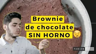 Brownie de avena y chocolate a la sartén // Fácil y rápido