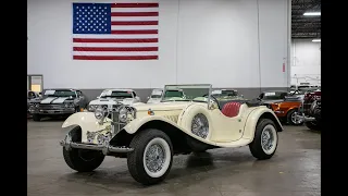 1939 Jaguar SS100 Replica - Walk Around Video (4K Miles)