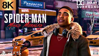 8K PS5 SPIDER-MAN (MILES MORALES) RAY-TRACING (GAME-PLAY)60fps
