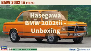 Hasegawa BMW 2002 Tii - Unboxing