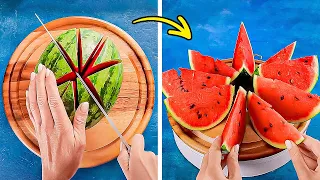 How To Peel And Cut Fruits And Vegetables Like A Pro || Kitchen Ideas That Will Ease Your Life