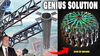 Elon's Genius solution to save 33 engines!