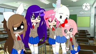 DDLC in a nutshell || Blood Warning || Gacha Club || Doki Doki Kat