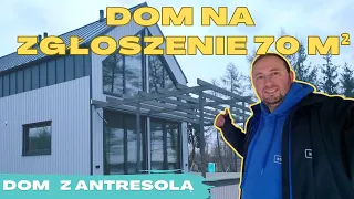 DOM 70m2 i Antresola = 90m2. HIT 2023! Dom w cenie mieszkania!