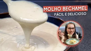 Molho branco sem erros, o famoso molho bechamel fácil, e rápido de fazer