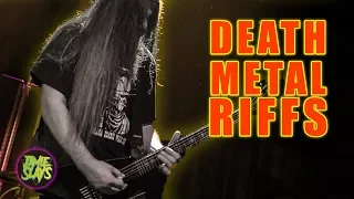 8 Greatest Death Metal Guitar Riffs Of All Time!
