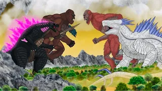 Godzilla & Kong Vs Skar King& Shimo ; GODZILLA x KONG the new empire  [Godzilla Cartoons] Ep.1