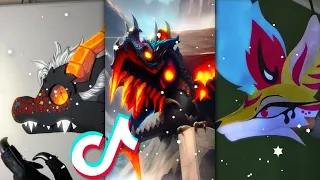 😱THE AMAZING Paper Dragon 🔥Puppet TikTok Compilation #124