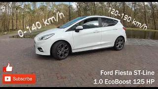 Ford Fiesta ST-Line 1.0 EcoBoost 125 HP acceleration