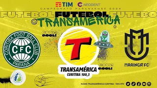 CORITIBA X MARINGÁ #AOVIVO CAMPEONATO PARANAENSE 9ª RODADA | TRANSAMÉRICA CURITIBA 14/02/2024