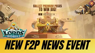 New F2P News Event | 7 Days | Lords Mobile