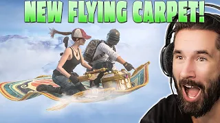 NEW Flying Carpets And Magic Portals Are Insane! Awesome Squad Gameplay 😨 PUBG MOBILE