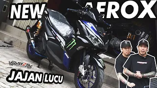 AEROX BARU BELI LANGSUNG JAJAN LUCU FULL - Monster Energy