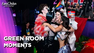 Eurovision 2024 Artists in Green Room and Backstage