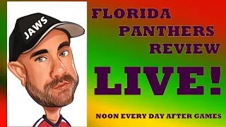 Florida Panthers Review Live - Cats Grab 3--0 Series Lead!