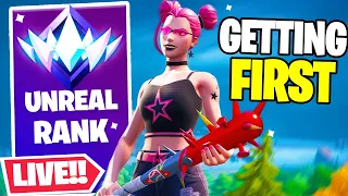 🔴LIVE! - DOMINATING Fortnite RANKED! I HIT UNREAL!!🥳*NEW* SECRET UPDATE🏆