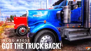 GOT THE TRUCK BACK!! | My Trucking Life | Vlog #3055