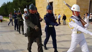 Anıtkabir'de Nobet Değişimi/ CHANGE OF GUARDS ATATÜRK'S MAUSOLEUM 27.08.2016