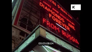 Walk Through 1970s London West End at Night in HD from 35mm | Kinolibrary