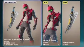 Fortnite Item Shop May 26, 2024 - New Drakon Steel Rider Outfit