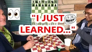 Chess Master Pretends To Be A Beginner! (The Ultimate Hustle!)